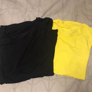 Set of 2- Zyia Active Subtle Stripe Long Sleeve T's, EUC Size XL